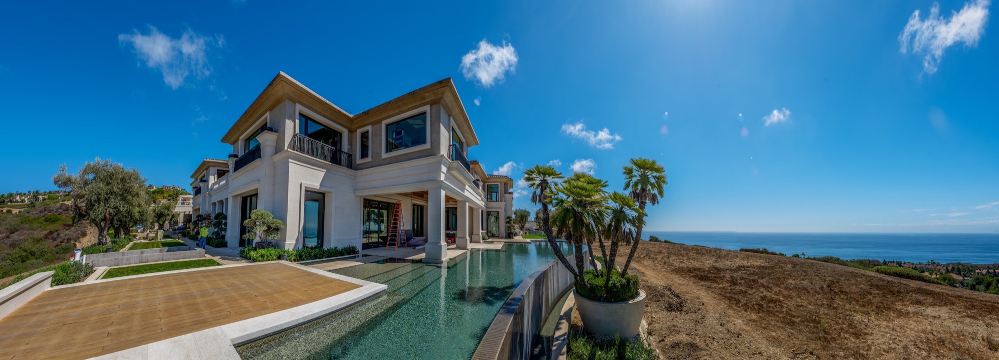 Coastal residential estate under final-stage construction